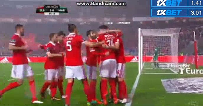 Jonas second Goal HD - Benfica 3-0 Maritimo 03.03.2018