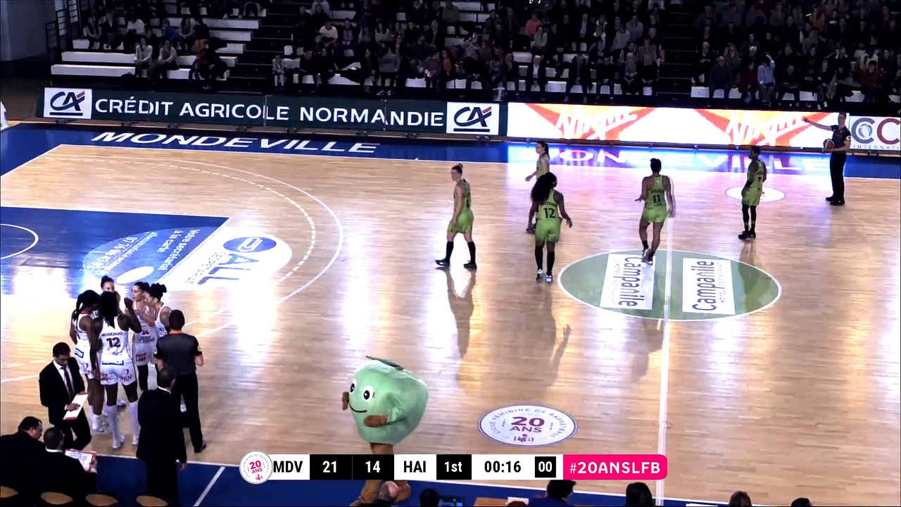 LFB 17/18 - J16 : Mondeville - Hainaut Basket