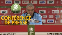 Conférence de presse Stade Brestois 29 - Tours FC (1-3) : Jean-Marc FURLAN (BREST) - Jorge COSTA (TOURS) - 2017/2018
