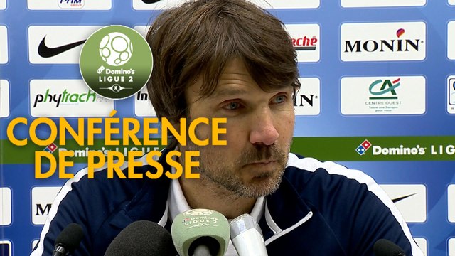 Conférence de presse Châteauroux - AS Nancy Lorraine (1-0) : Jean-Luc VASSEUR (LBC) - Patrick GABRIEL (ASNL) - 2017/2018