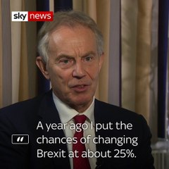 Blair on leaving EU- Brexit is 50-50