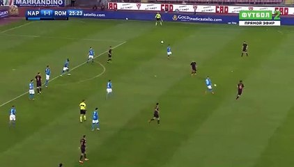 Edin Dzeko  Goal HD - Napoli	1-2	AS Roma 03.03.2018