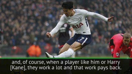 Descargar video: Pochettino 'always expects amazing things' from Tottenham match-winner Son