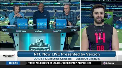 Mayfield says he wants to emulate Favre, Brees in NFL career