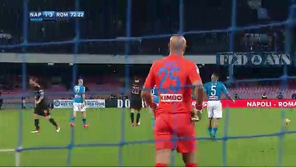 Edin Dzeko Goal HD - Napoli	1-3	AS Roma 03.03.2018