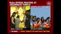 Rahul Gandhi Offers Prayers At Jagannath Temple In Gujarat