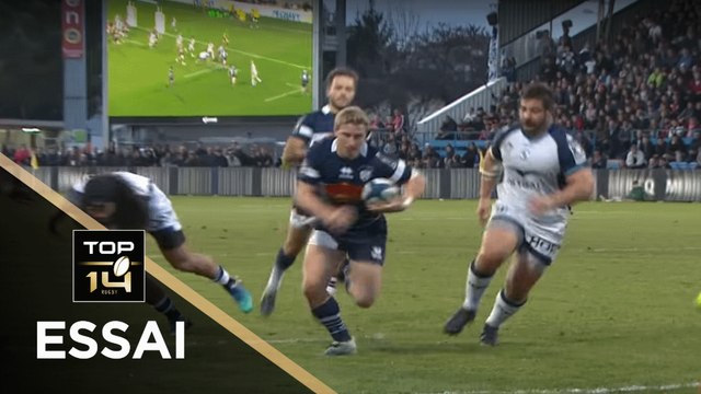 TOP 14 - Essai Cameron MCINTYRE (SUA) - Agen - Montpellier - J19 - Saison 2017/2018