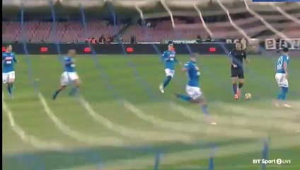 Edin Dzeko Goal - Napoli 1-3 AS Roma 03.03.2018