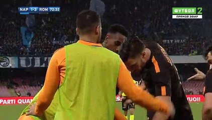 Edin Dzeko Goal HD -  Napoli	1-3	AS Roma 03.03.2018