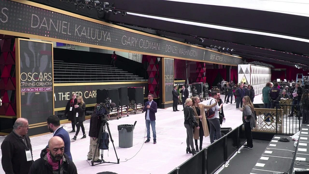 Preparativos finais para o Oscar 2018