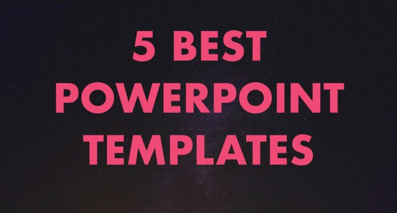 5 Best Powerpoint Templates - 5 Best Powerpoint Presentation Themes