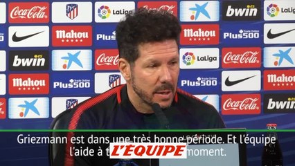 Simeone «Griezmann ne pense pas à l'intérêt de Barcelone» - Foot - ESP - Atlético