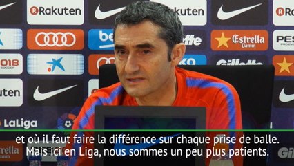 Barca - Valverde : "Coutinho continue son adaptation au sein de l'équipe"