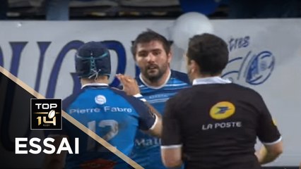TOP 14 - Essai Marc-Antoine RALLIER (CO) - Castres - Pau - J19 - Saison 2017/2018