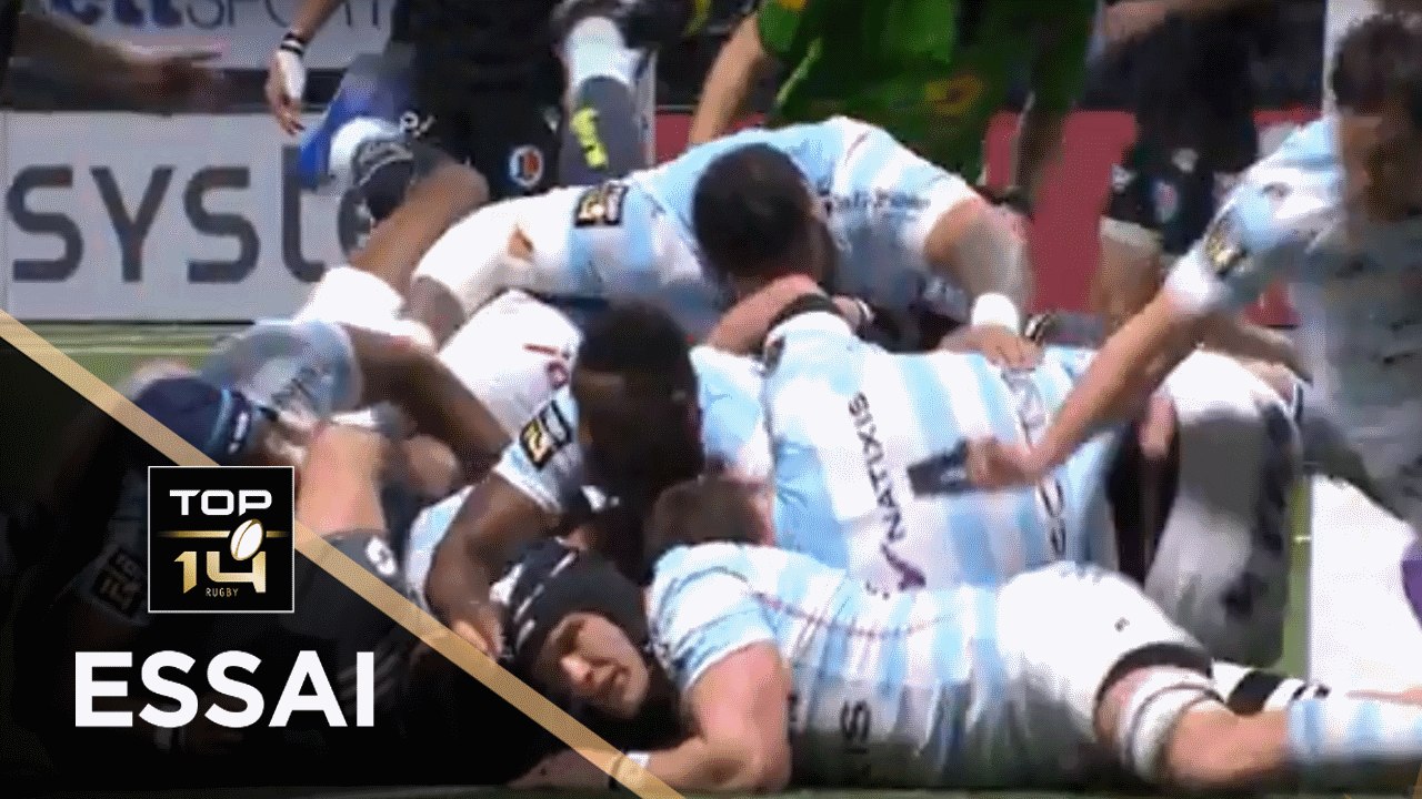 TOP 14 - Essai Damien LAGRANGE (CAB) - Racing 92 - Brive - J19 - Saison 2017/2018