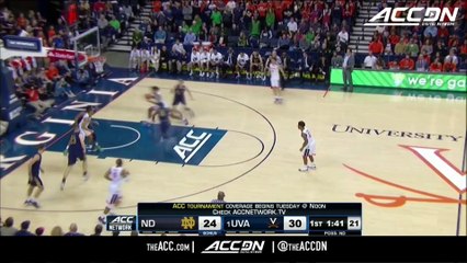Notre Dame vs. Virginia Basketball Highlights (2017-18)