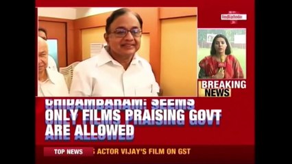 P. Chidambaram Slams Modi Govt Over Tamil Film 'Mersal'