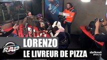 Un livreur de pizza s’arrête chanter à Skyrock #PlanèteRap