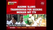 AIADMK Leaders Deny Rift In Palaniswami-Panneerselvam Camp