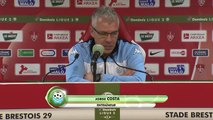 Réaction de Jean-Marc Furlan et Jorge Costa après Stade Brestois 29 - Tours FC