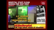 U.P CM, Yogi Adityanath Visits Gorakhpur BRD Hospital