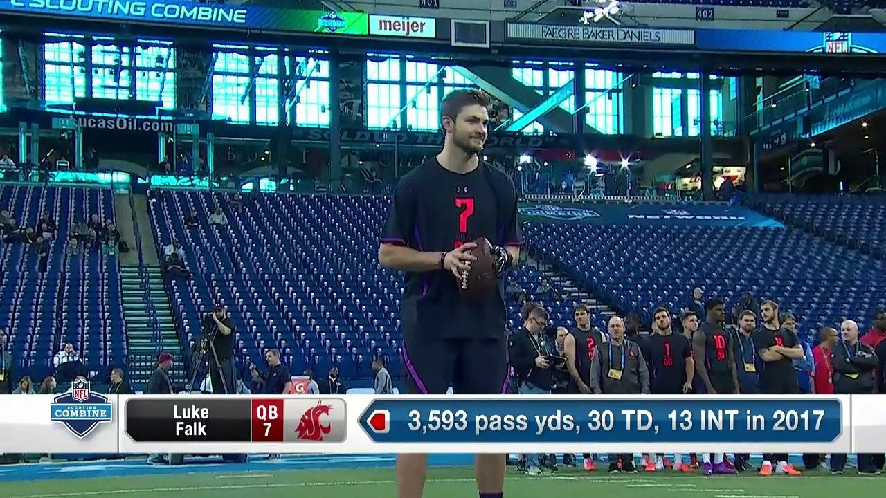 Luke Falk 2018 NFL Scouting Combine workout