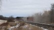 Ontario Train Derailment Caught on Camera