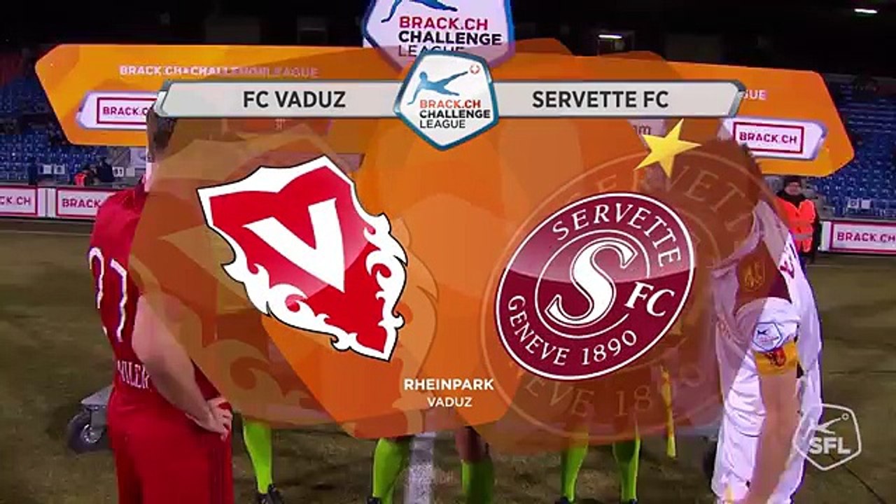 Vaduz 2:1 Servette (Switzerland. Challenge League. 5 March 2018)
