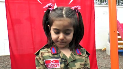 Minikler cephedeki babaları için kamera karşına geçti (2) - DENİZLİ