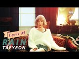 [Lyric M] TAEYEON - Rain, 태연 - 레인