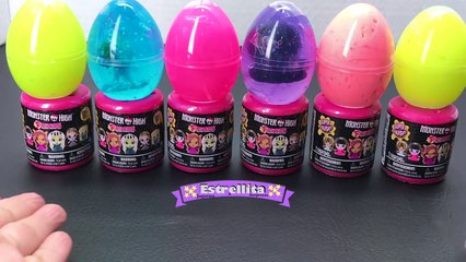 MONSTER HIGH Fashems HUEVOS SORPRESA DE SLIME Disney Moana Juguetes