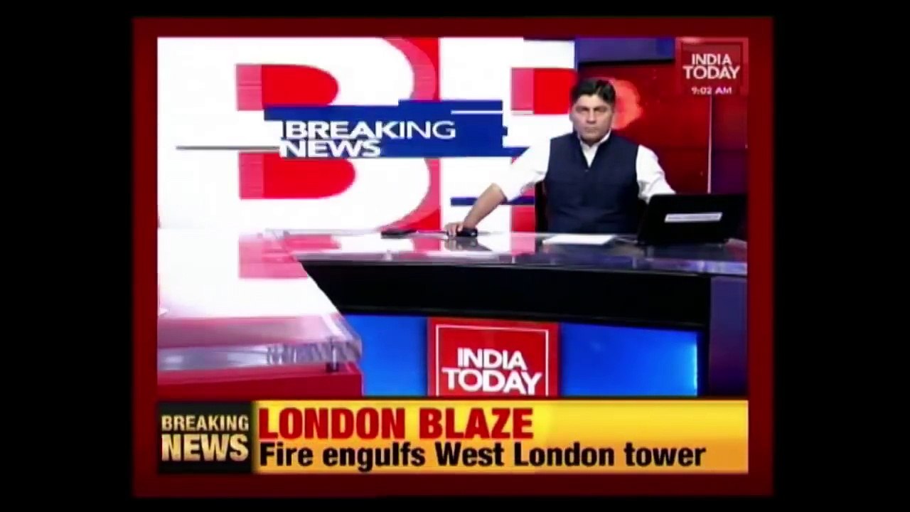 London Fire: Fears Of People Trapped As Major Blaze Engulfs Tower Block