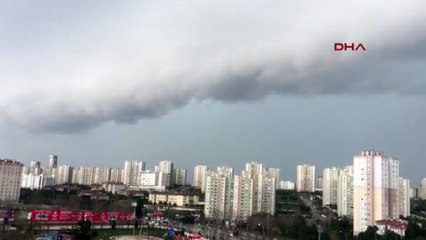 İstanbul'da dolu ve yağmur