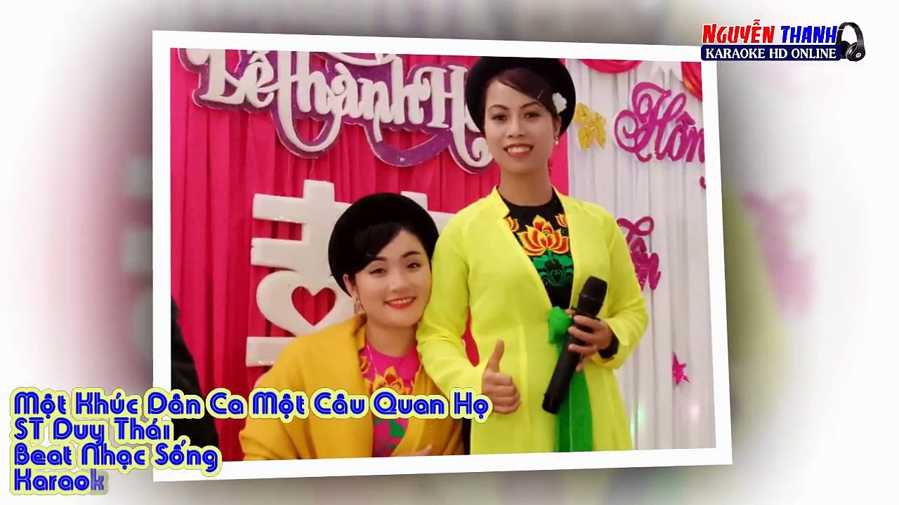[Karaoke] Một Khúc Dân Ca Một Câu Quan Họ
