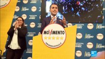 En campagne dans le sud de l''Italie avec Luigi Di Maio, candidat du Mouvement Cinq Etoiles
