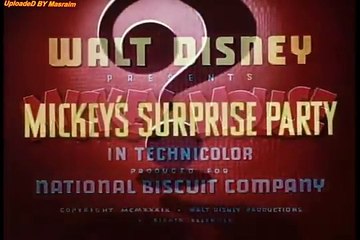 Mickey Mouse Cartoon Mickey's Surprise Party