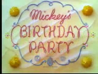 Mickey's Birthday Party 1942