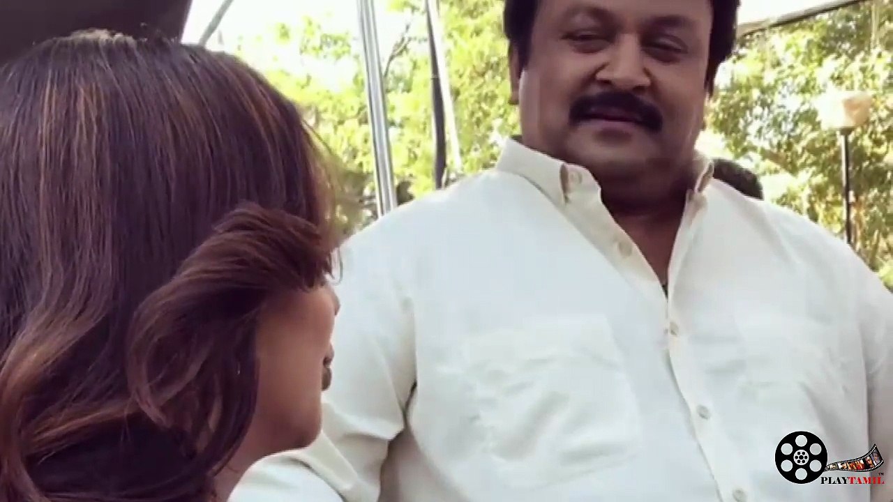 Nikkigalrani & prabhu  making fun eachother in charliechaplin 2 shooting spot