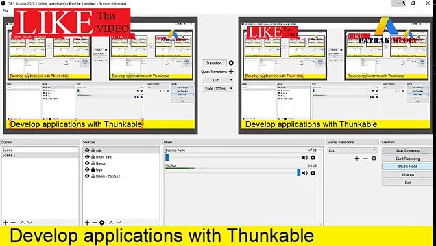 Develop Android and IOS app with Thunkable without any coding