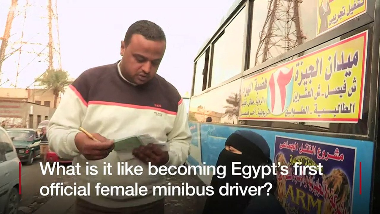 Meet Cairo's first female minibus driver
