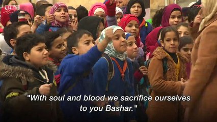 Two children from Aleppo on being back in the city