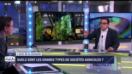 L'acte de la semaine: Gros plan sur les sociétés agricoles - 03/03