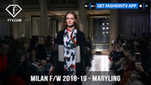 Milan Fashion Week Fall/Winter 18-19 - Maryling | FashionTV | FTV