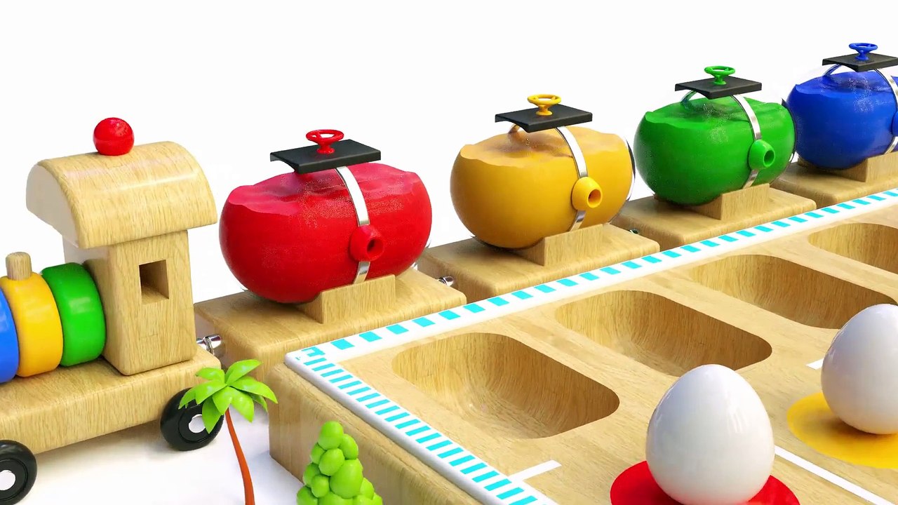 Learn Colors With Surprise Eggs for Kids