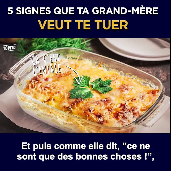 Aujourd'hui c'est la fête des grands-mères ! Alors on lui fait un bisous (mais regardez cette vidéo avant on sait jamais)