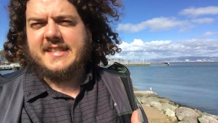 Chargin at San Francisco Hills with electric Jump Bikes