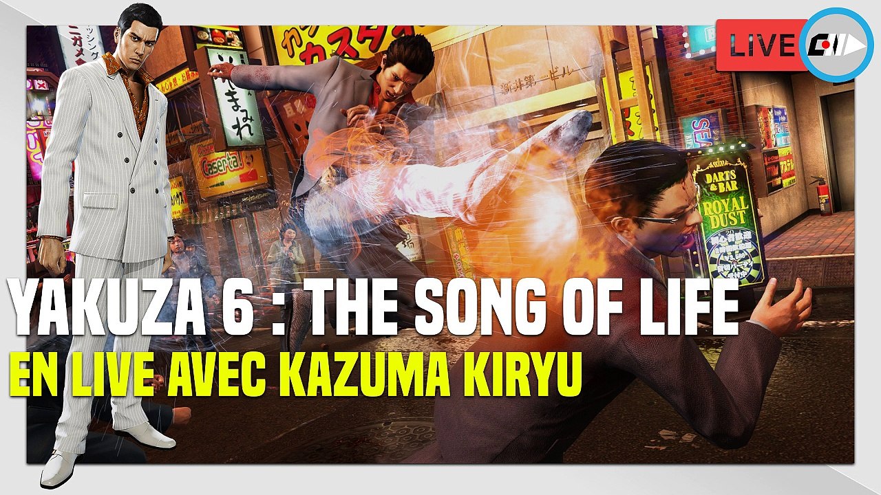 Yakuza 6 The Song of Life : En Live avec Kazuma Kiryu