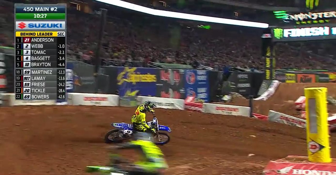 Monster Energy Supercross 2018 - Atlanta - 450 Main Event 2