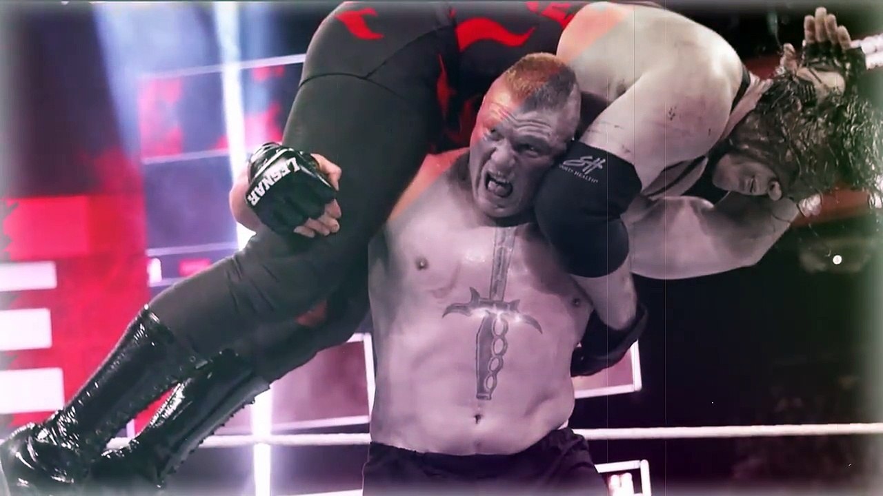 Brock Lesnar returns to the ring at WWE Live Event in Chicago 3rd March 2018 Youtube HD