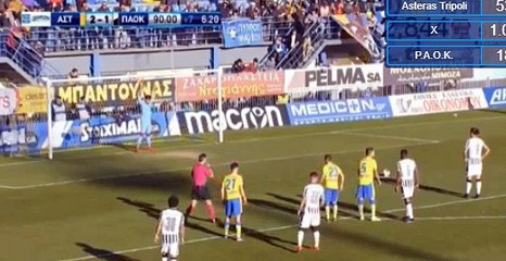 (Penalty)Prijovic A. Goal HD - Asteras Tripolis	2-2	PAOK 04.03.2018